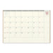 image of TRAVELER'S notebook Passport Size 2024 Monthly Diary month at a glance page