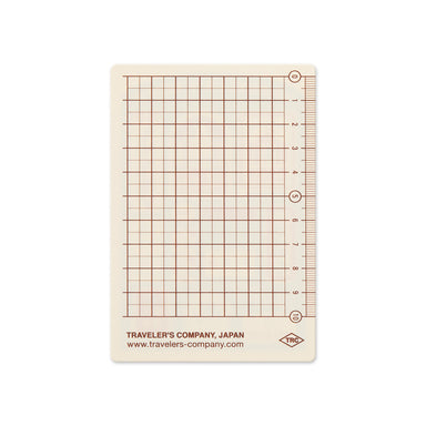 image of TRAVELER'S notebook 2024 Passport Plastic Sheet- back side