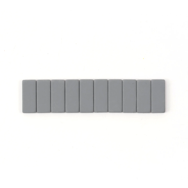 Blackwing Pencil Replacement Erasers- Package of 10 grey
