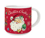 iamge of Cavallini & Co. Christmas Santa Ceramic Mug