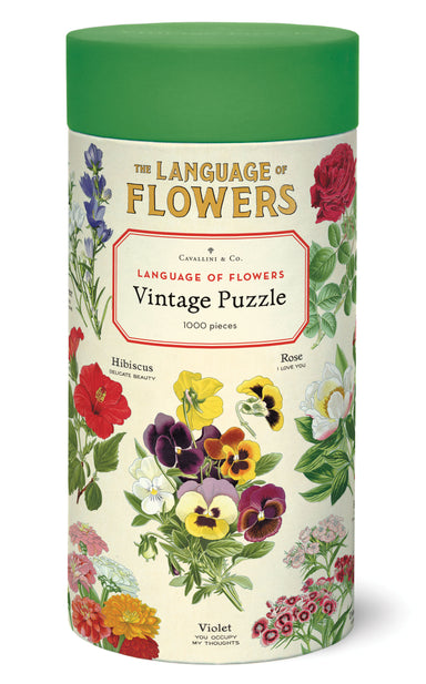 Cavallini & Co. Language of Flowers 1000 Piece Puzzle