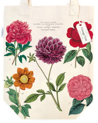 Image of Cavallini & Co. Botanica Cotton Tote Bag