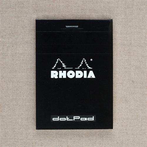 Rhodia Dot Pad, Black, 3.38 x 3.75 inches