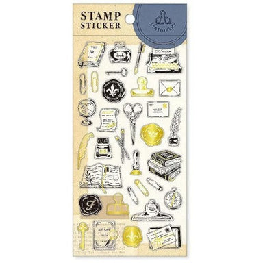 Stamp Sticker Set- Stationery Theme