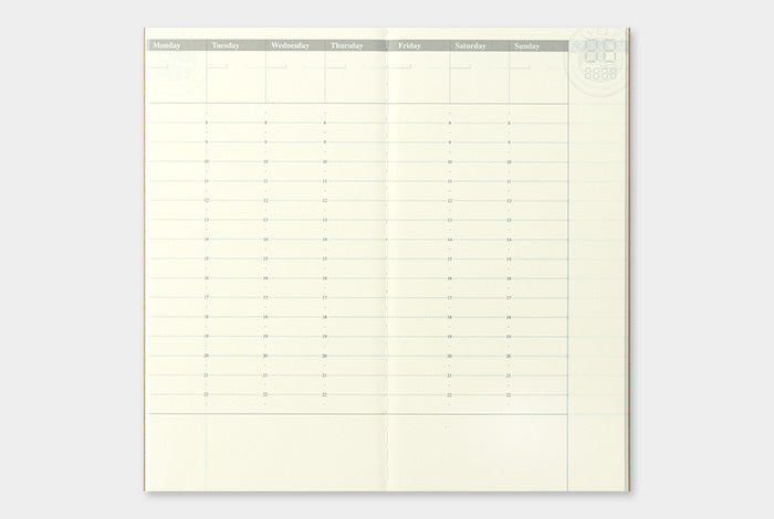 The weekly layout of of the Weekly Planner has lots of space for a busy life. 