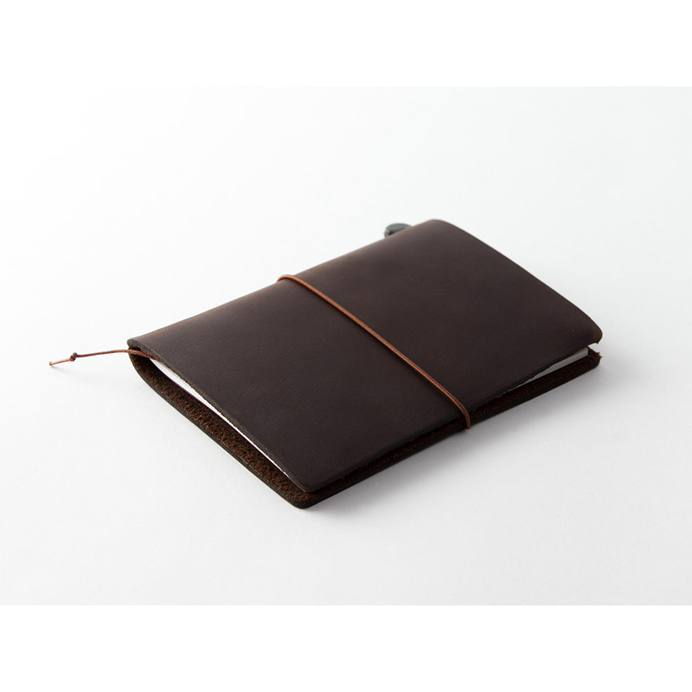 TRAVELER'S notebook Starter Kit- Passport Size in Brown