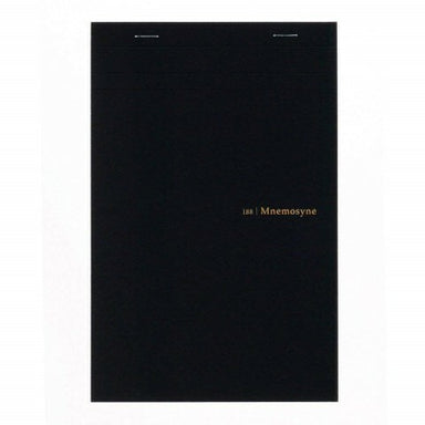 The Mnemosyne N188A Japanese stitch bound note pad features durable, heavy card stock front cover and back covers.