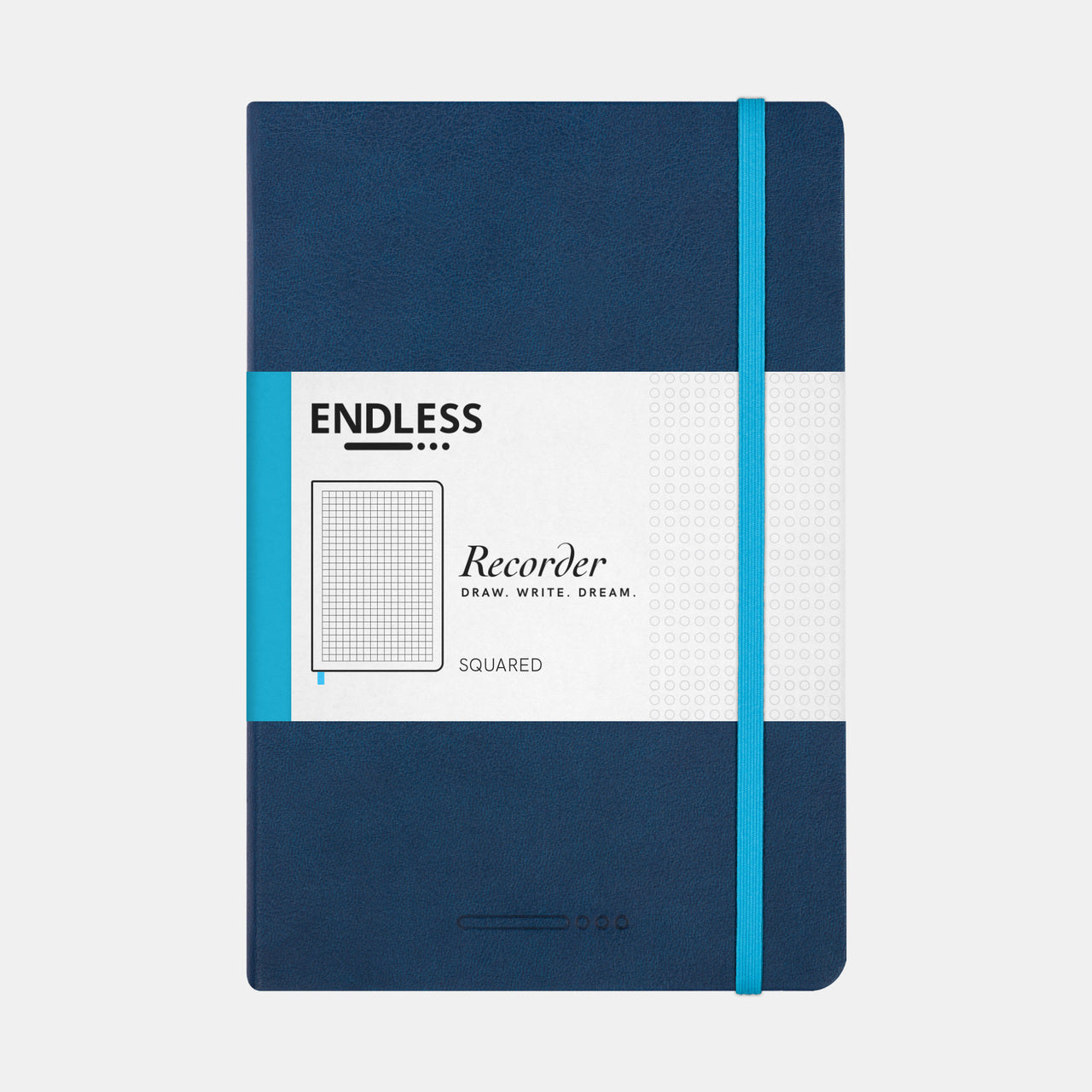 The Endless Recorder is available in four colors, and 4 paper styles.
