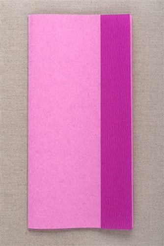 Double Sided Crepe Paper- Pink and Berry