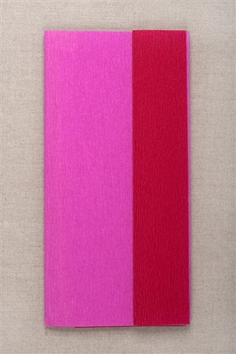 Double Sided Crepe Paper- Fuchsia and Maroon