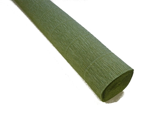Solid Color Heavyweight Crepe Paper- Green Leaf