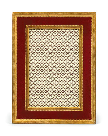 Cavallini & Co. 5 by 7 Inch Classico Red Florentine Frame