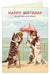 Cavallini & Co. Birthday Cats Strolling Single Card