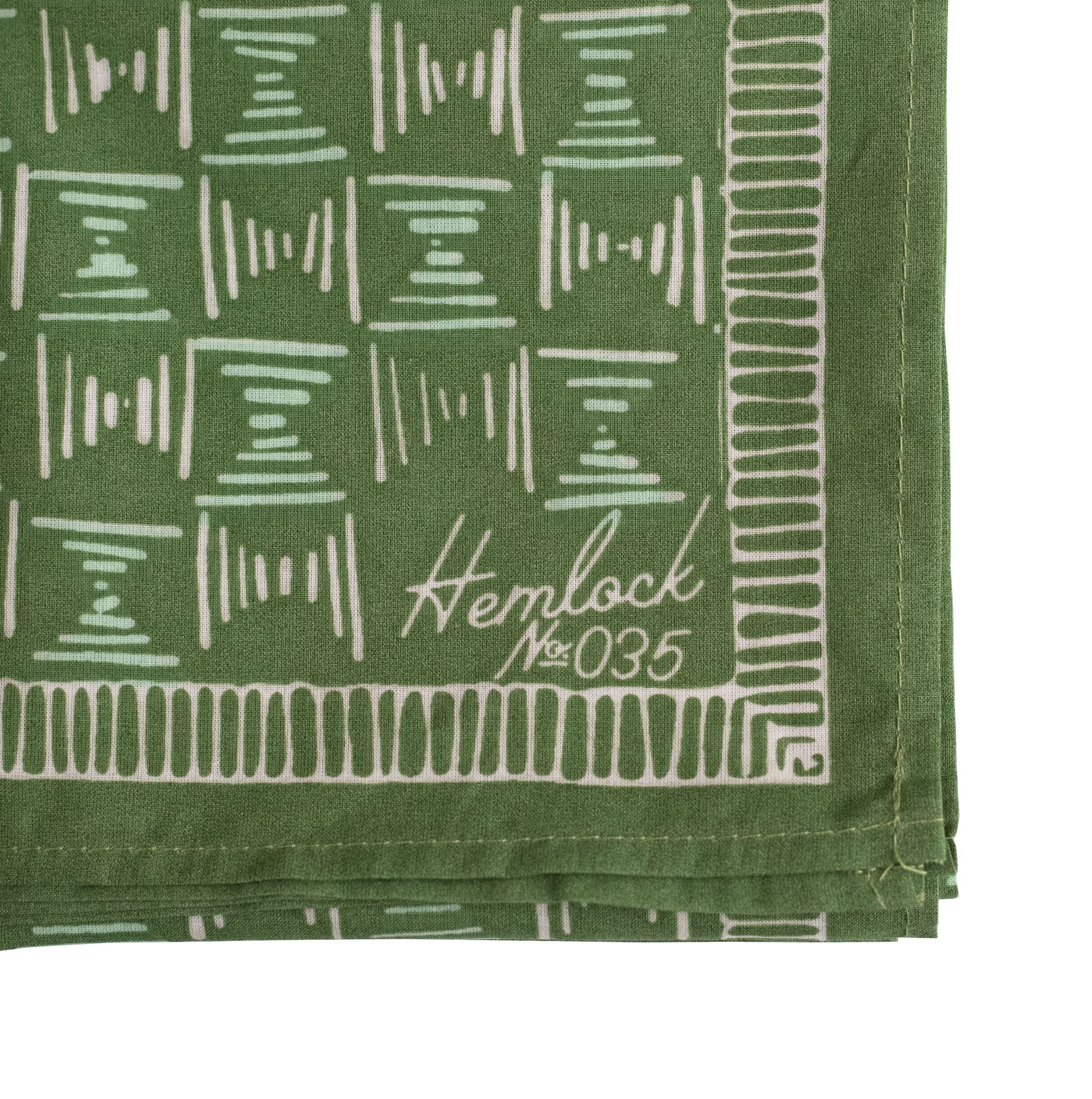 All Hemlock bandanas are printed from hand-drawn original patterns. 