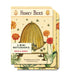 Bees & Honey Mini Notebook set comes with three high quality notebooks featuring bright and colorful reproductions of vintage images of bees, hives, flowers, and fruits.