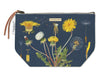 Cavallini & Co. Dandelion Vintage Pouches feature vintage images from the Cavallini archives. 100% natural cotton bags are lined and have gusseted bottoms to stand on their own. 