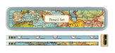 Cavallini & Co. Vintage Maps pencil set- NEW for 2016. This set contain 10 HB pencils for everyday use.