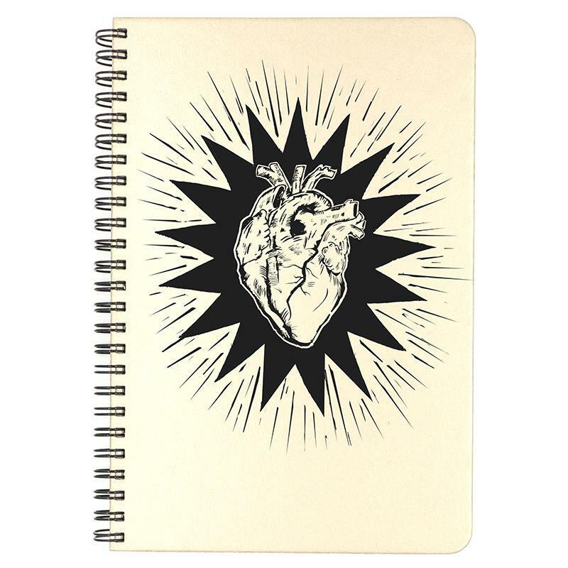 Champagne Heart Beat small notebook.
