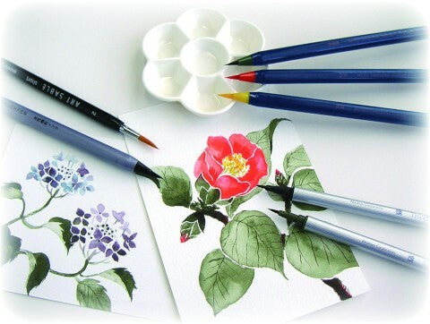 Sai Watercolor Brush Pens- Autumn Color Set of 5 (set C)