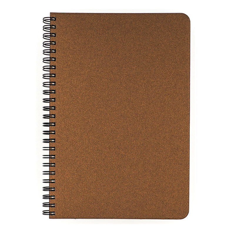 Make My Notebook Blank Slate Bronze Spiral Bound Notebook