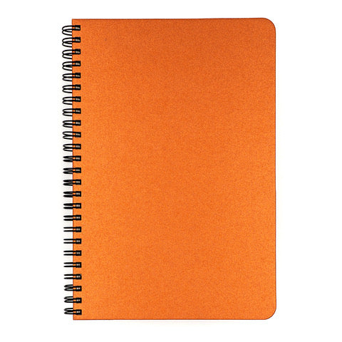 Make My Notebook Blank Slate Copper Spiral Bound Notebook