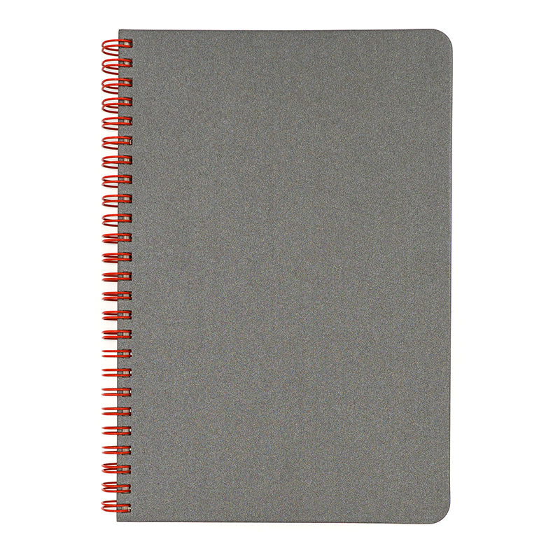 Make My Notebook Blank Slate Grey Spiral Bound Notebook