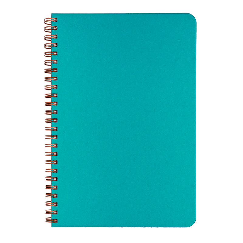 Make My Notebook Blank Slate Peacock Spiral Bound Notebook