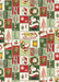 Noel Decorative Wrap by Cavallini & Co. features a collage of vintage images including Santa, sleds, snowflakes, wreaths, and Christmas trees. 