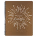 Brilliance IS Beautiful Spiral Bound Notebook in bronze.