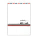 Blank Airmail Writing Pad contains 50 sheets of very lightweight writing paper with a white finish, and measures 7x9 7/8 inches.