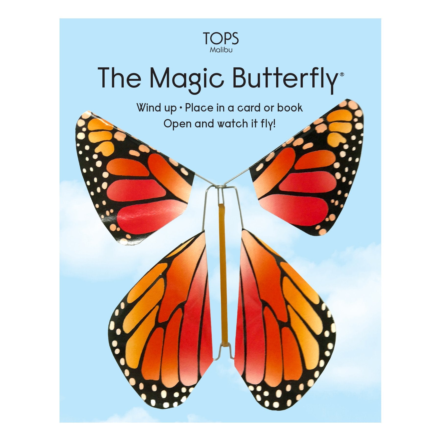 Magic Flying Butterfly Rainbow Red