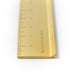 Use the Midori Brass Ruler to mark a straight edge in your notebook or Midori Traveler's Notebook. 