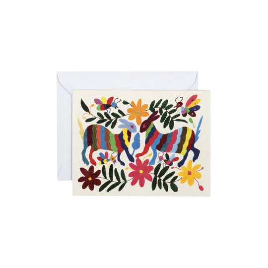 Otomi Notecards includes four stunning designs paired with four different envelopes.