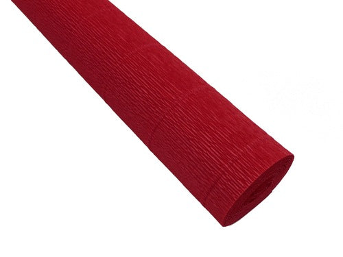Solid Color Heavyweight Crepe Paper- Scarlet Red