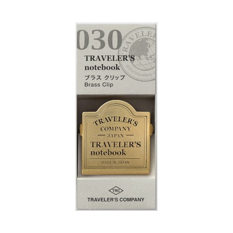 Traveler's Company Brass Notebook Clip