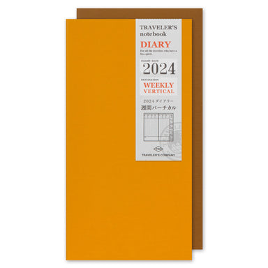 image of TRAVELER'S notebook Refill- Regular Size- 2024 Weekly Vertical Diary