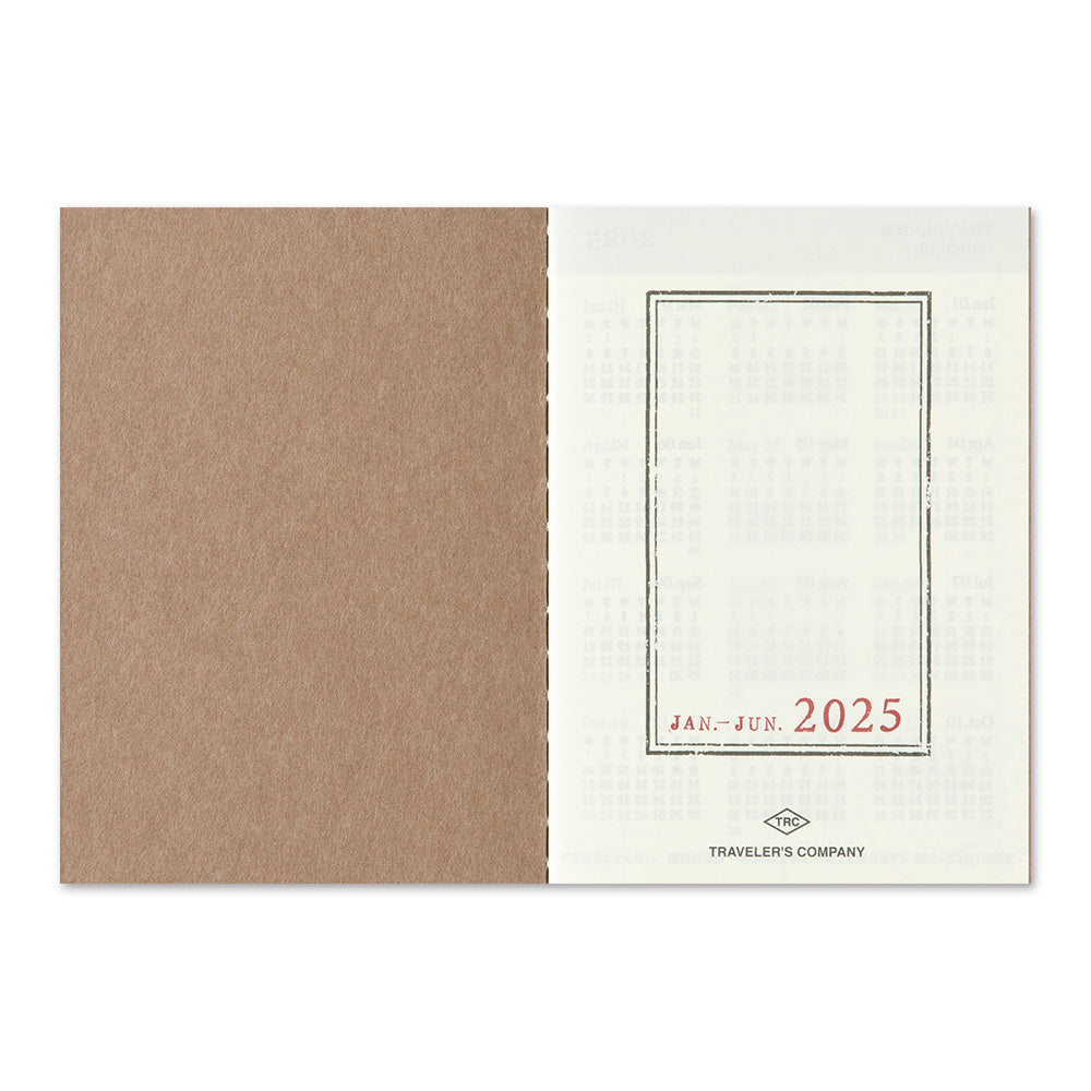 TRAVELER'S notebook Refill- Passport Size- 2025 Weekly Diary