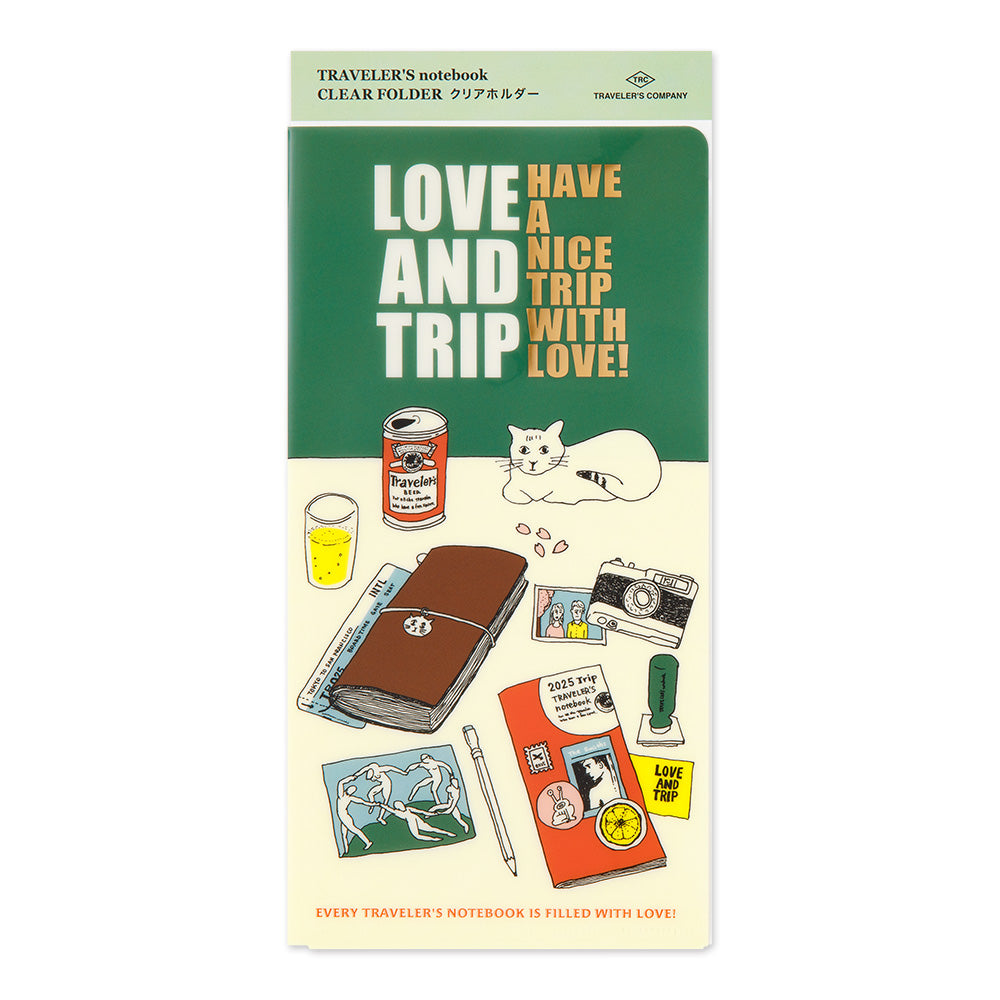 TRAVELER'S notebook 2025 Regular Size Clear Folder