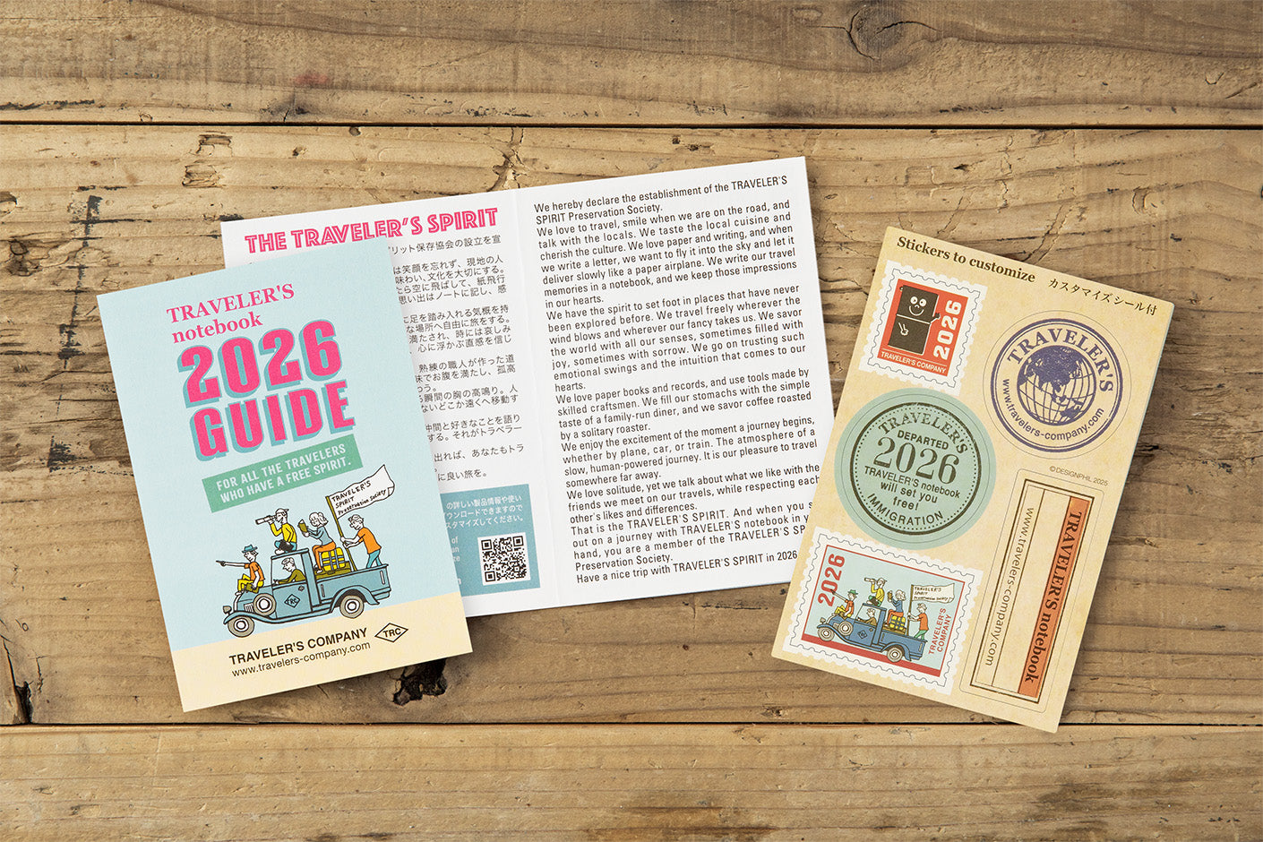 TRAVELER'S notebook Passport Size 2026 Monthly Diary