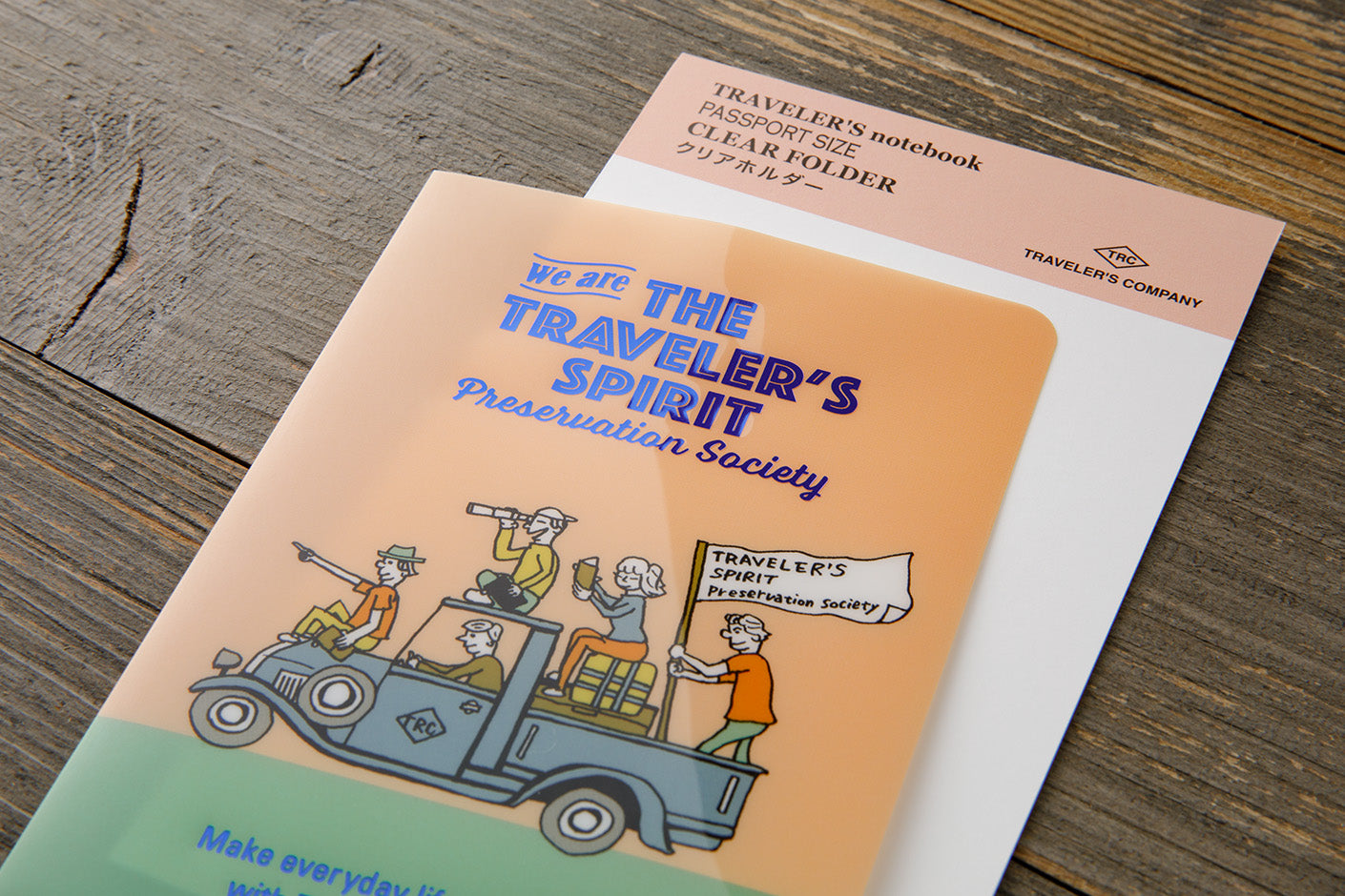 TRAVELER'S notebook 2026 Passport Clear Folder