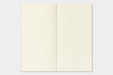 TRAVELER'S notebook Regular Size Refill- 2027 Monthly Diary showing inside back cover blank pages