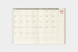 TRAVELER'S notebook Passport Size 2027 Monthly Diary month at a glance 2-page layout September, 2027 example