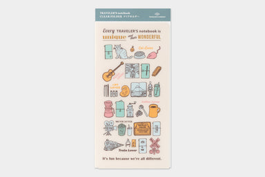 TRAVELER'S notebook 2027 Regular Size Clear Folder