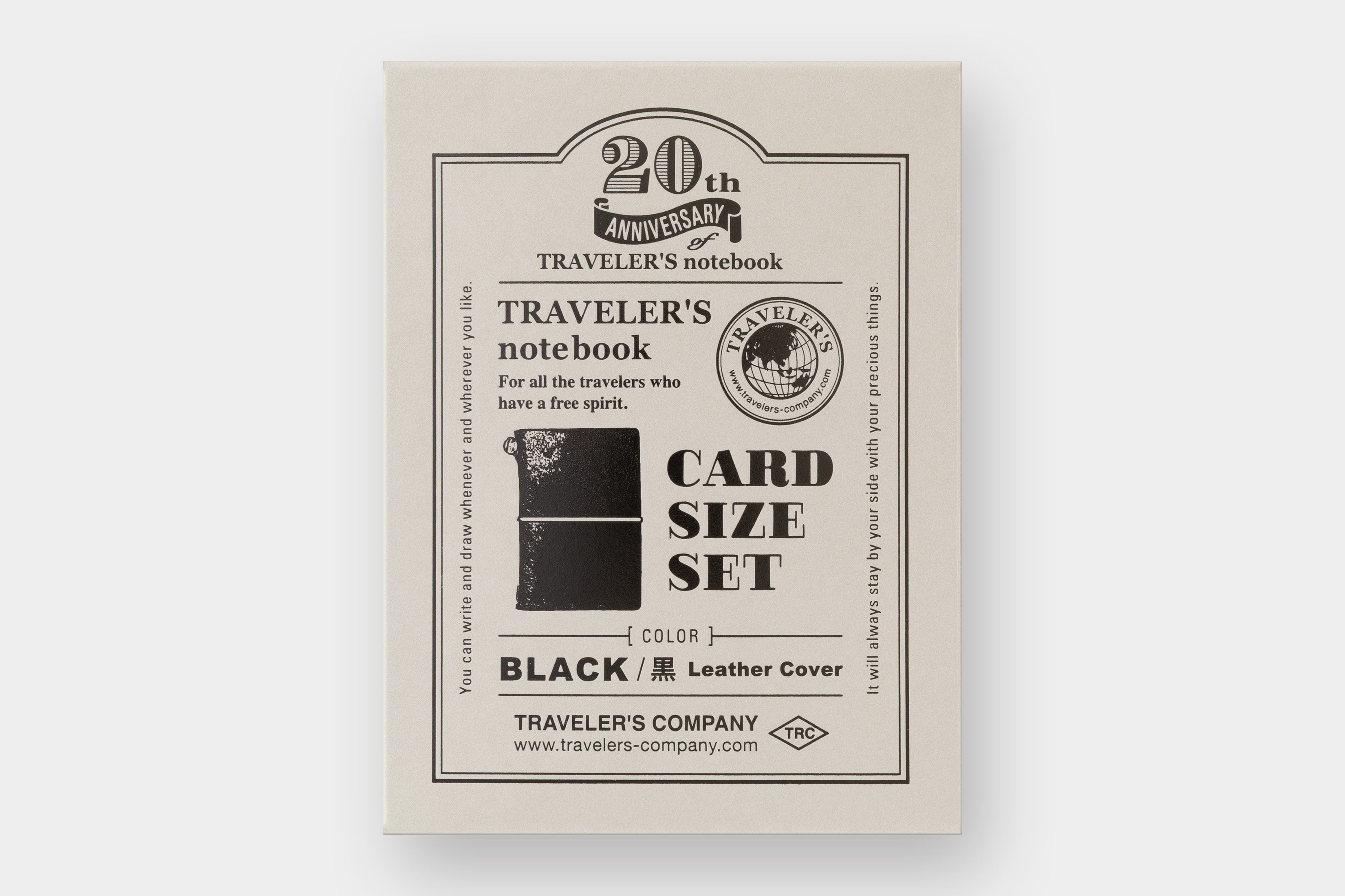 TRAVELER'S notebook Card Size 20th Anniversary Set