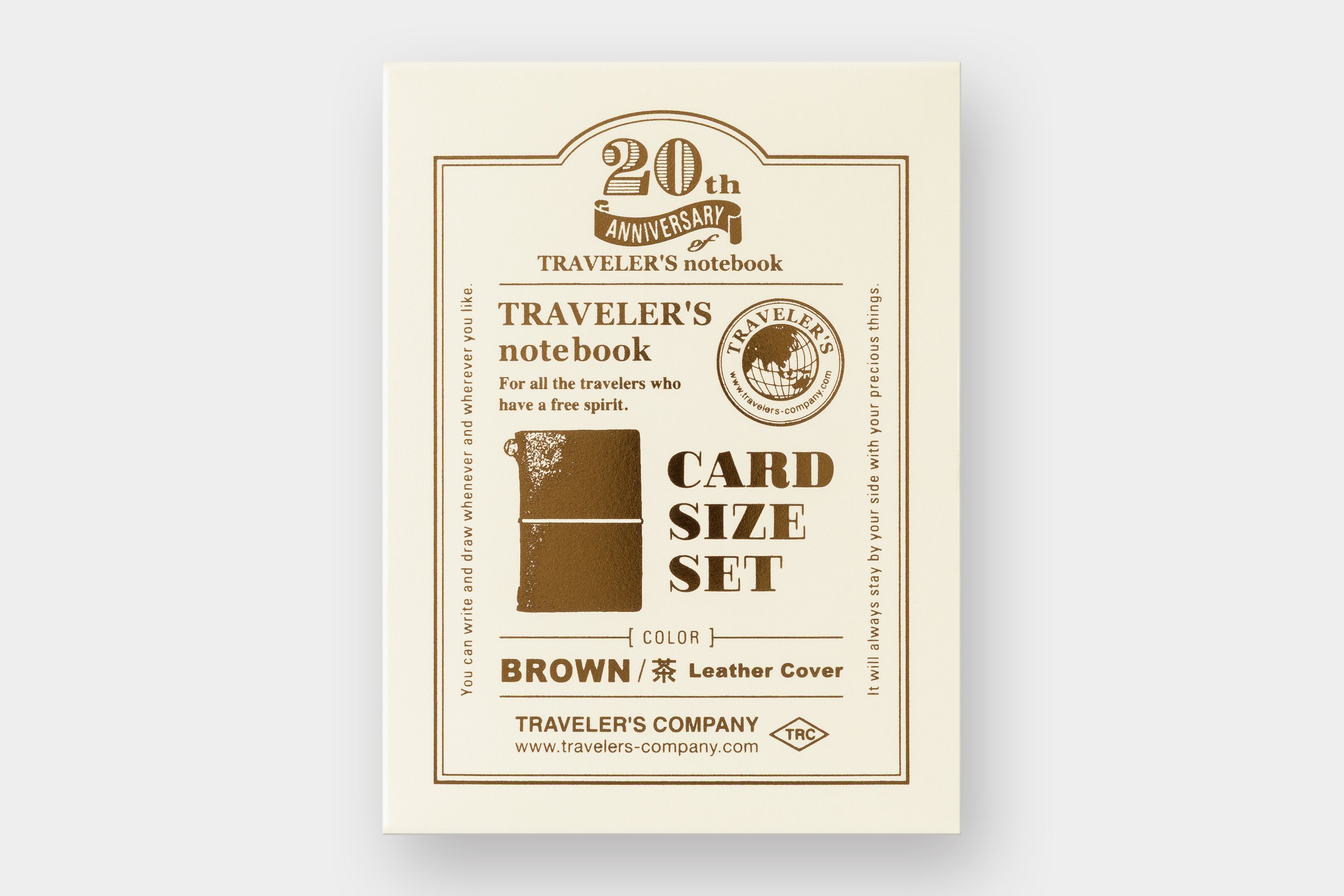 TRAVELER'S notebook Card Size 20th Anniversary Set