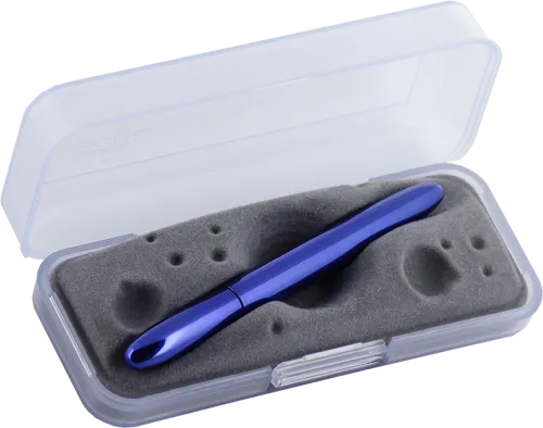 image of Fisher Blue Moon Bullet Space Pen in box