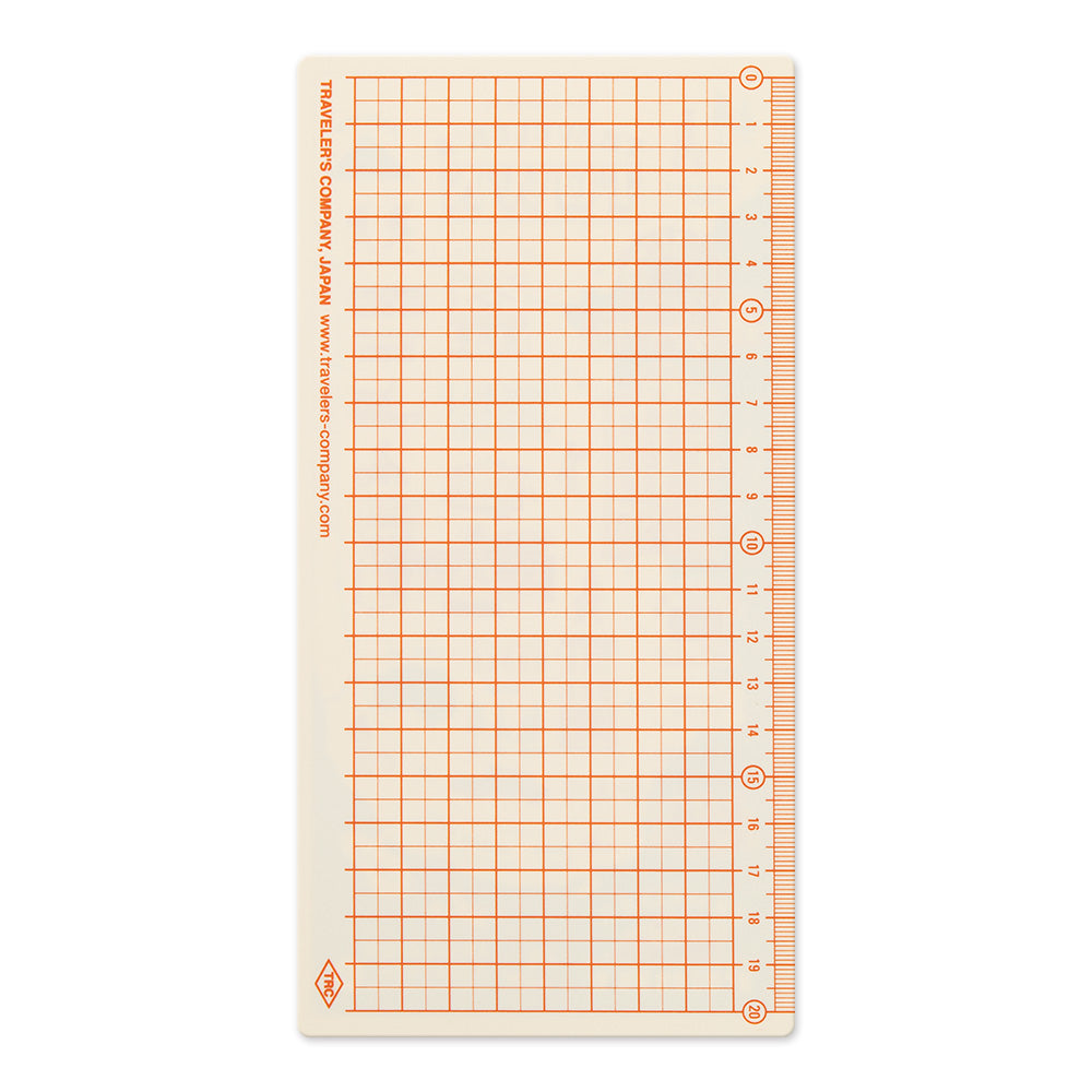 image of TRAVELER'S notebook 2024 Regular Plastic Sheet- TRAVELER'S Town- back side