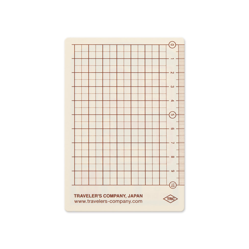 image of TRAVELER'S notebook 2024 Passport Plastic Sheet- back side