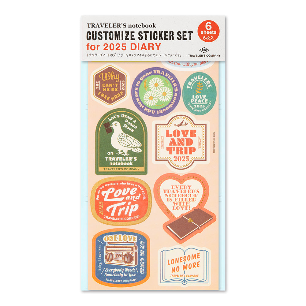 TRAVELER'S notebook 2025 Sticker Collection