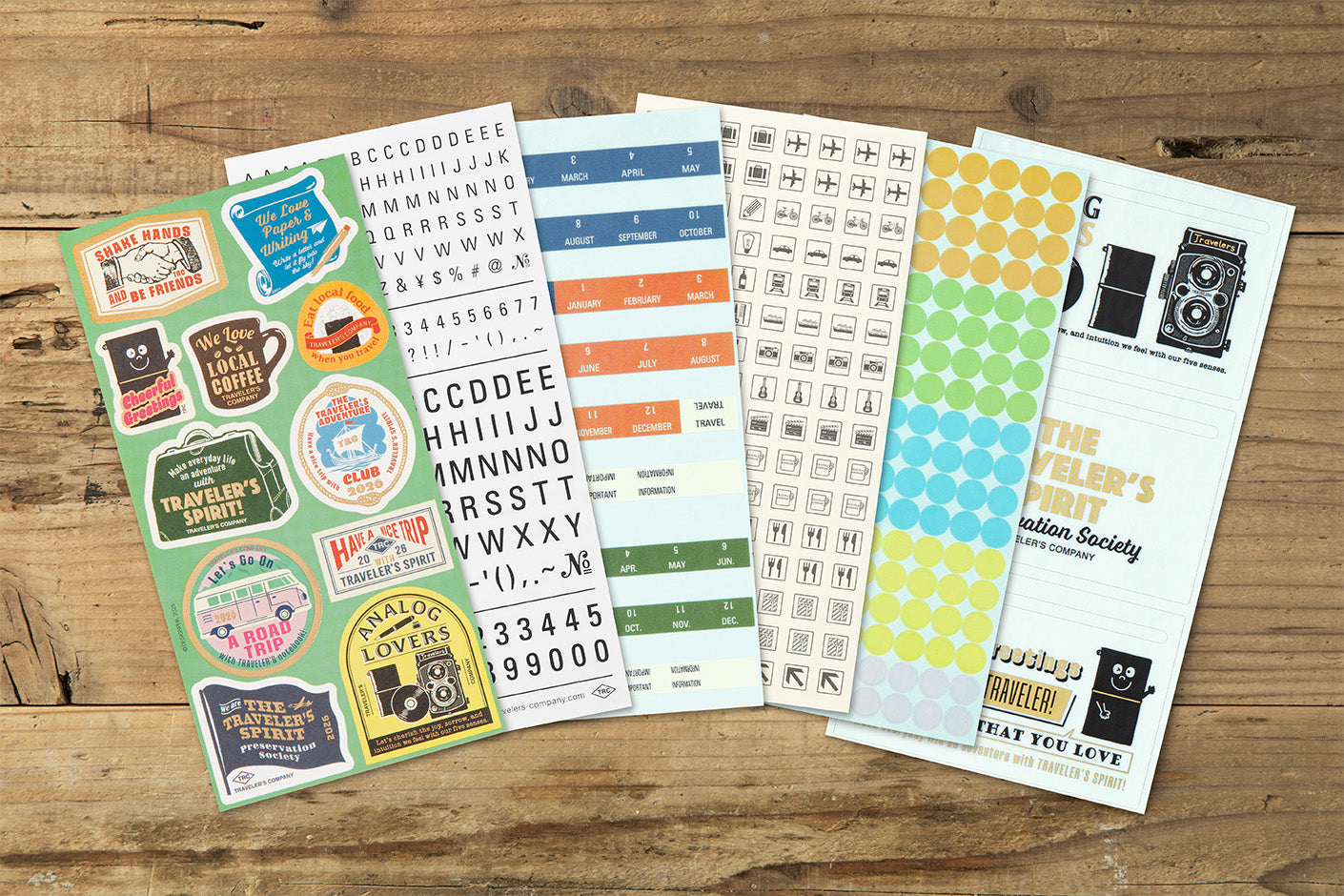 TRAVELER'S notebook 2026 Sticker Collection